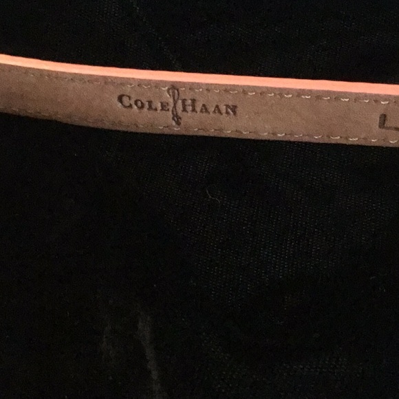 COLE HAAN LEATHER SKINNY WOMEN’S BELT SIZE LARGE - Picture 4 of 7